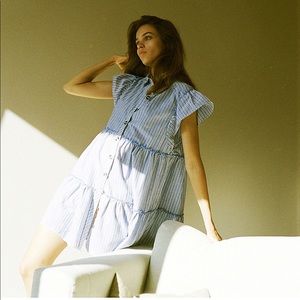 Free People Stripped starfish mini dress